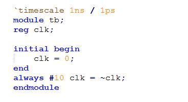 【verilog每日一练】第二十八练：Testbench的时钟信号的产生-逻辑矩阵技术社区