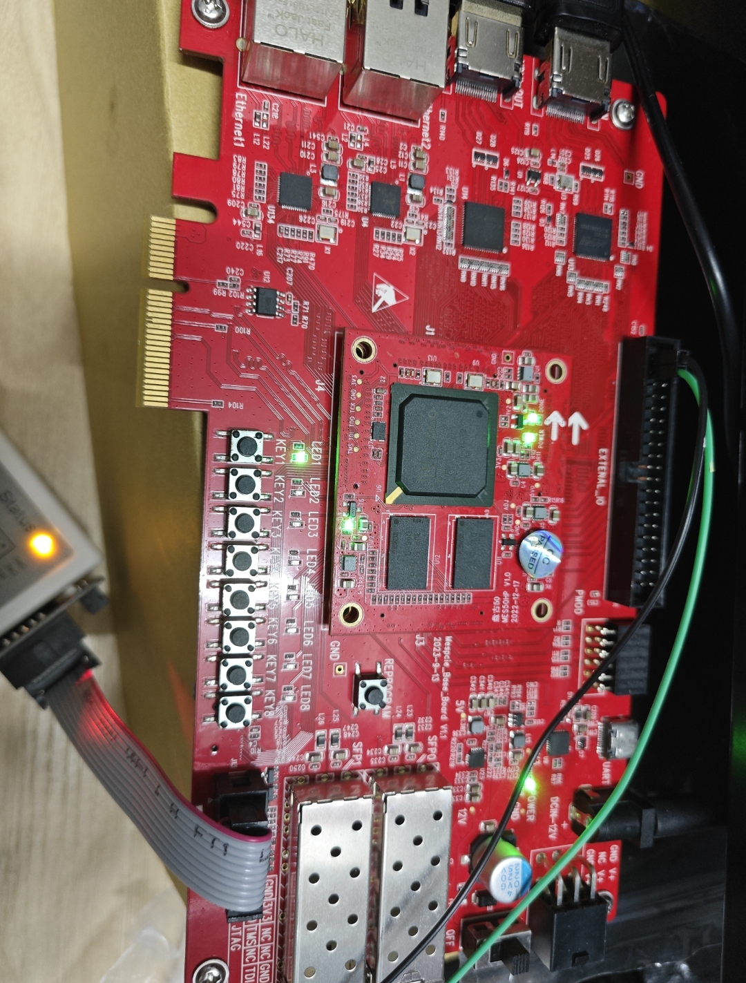 盘古50k，烧录hdmi环通例程，显示器无法显示-逻辑矩阵技术社区